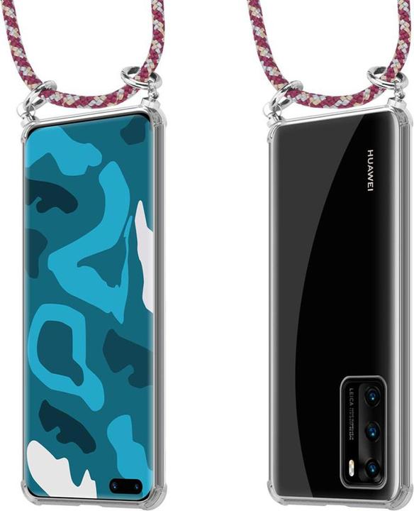 Produktbild Cadorabo TPU Handy Kette SILBER Cover