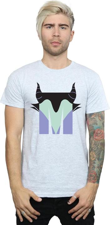 Actual product image Disney Mens Alphabet M Is For Maleficent T-Shirt (L)