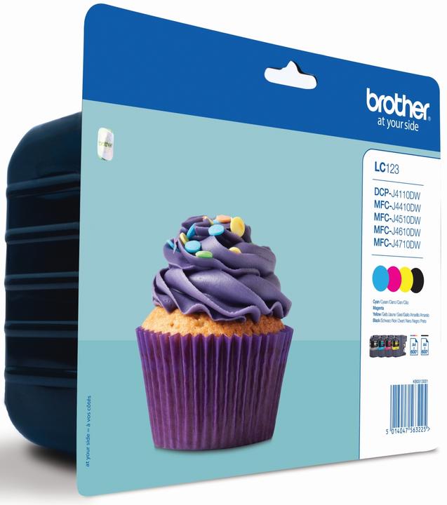 Produktbild Brother LC-123 Rainbow Pack (M, C, Y)