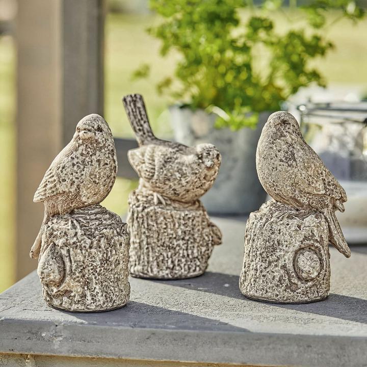 Produktbild Loberon Vogel 3er Set Prilly beige