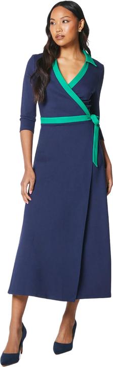 Actual product image Principles Womens/Ladies Contrast Ponte Wrap Dress (36 D)