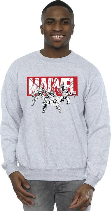 Image du produit - Sweat COMICS HERO GROUP - Homme (XL)
