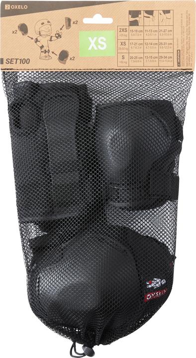 Image du produit Oxelo Ensemble 100 (XS, Genouillère, Protège-poignets, Coudes, Couples)