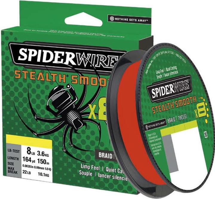 Image du produit Spiderwire Stealth Smooth 8 Code Rouge (6 kg, 0.07 mm)
