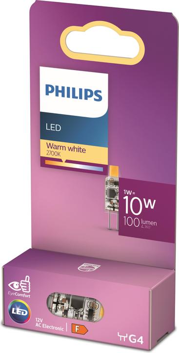 Immagine prodotto Philips trasparente (G4, 1 W, 100 lm, 1 x, F)