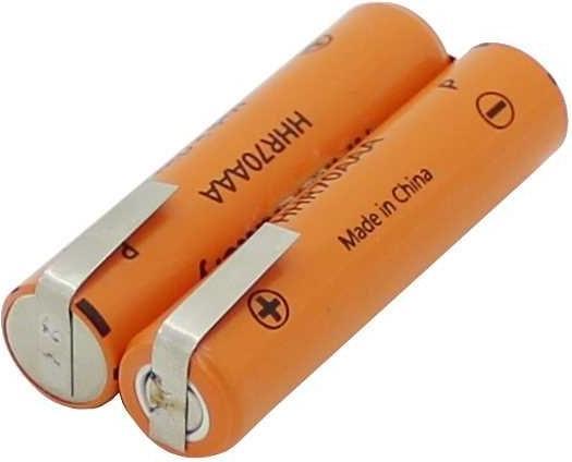 Immagine prodotto AccuCell Batteria per rasoio NiMH 2,4V 700mAh adatta per Remington BHT 4000 (1 pz., 700 mAh)