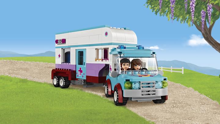 Immagine prodotto LEGO Amici rimorchio per cavalli e veterinario (41125, LEGO Friends)
