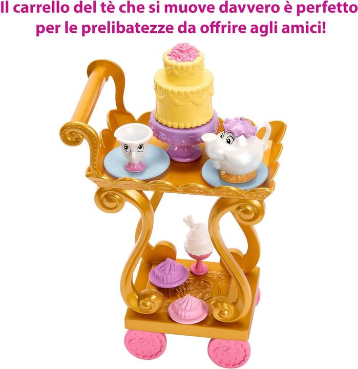 Actual product image Mattel Belle's Tea Time Cart