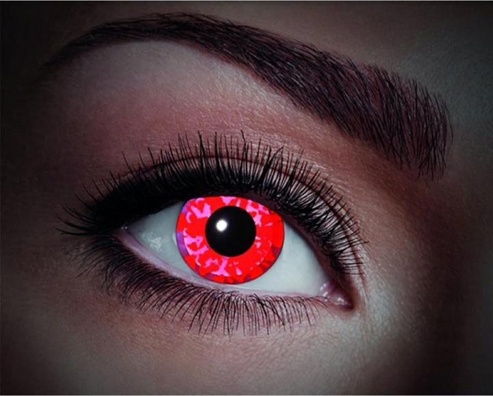 Image du produit Hanninger Lentilles de contact rouges (Diamant rouge)
