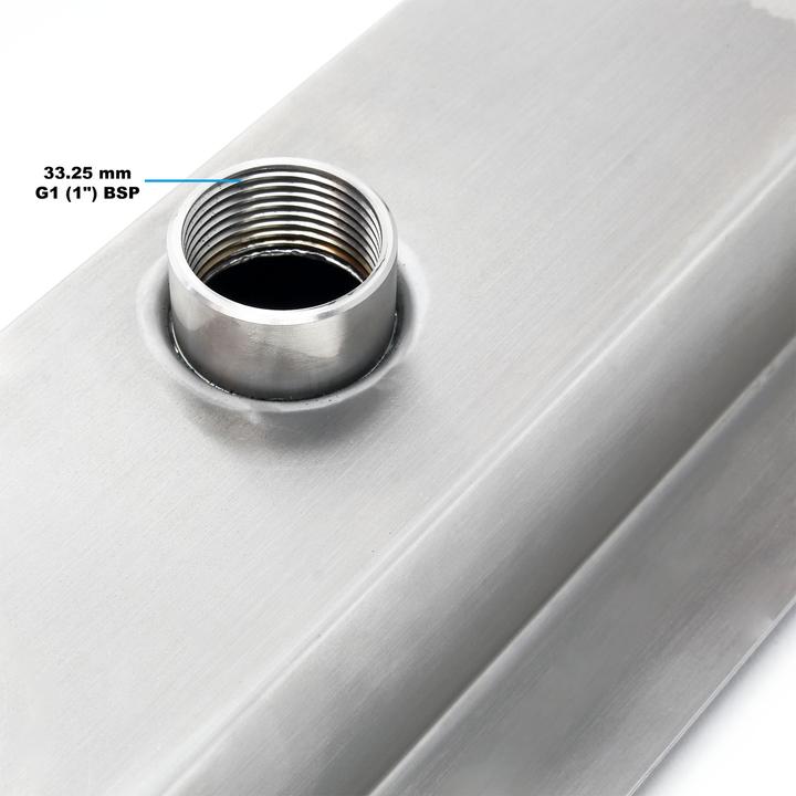 Image du produit Wiltec Lame d‘eau pour piscine Bassin Étang 60cm LED Acier affiné Cascade Chute d‘eau Fontaine Jardin