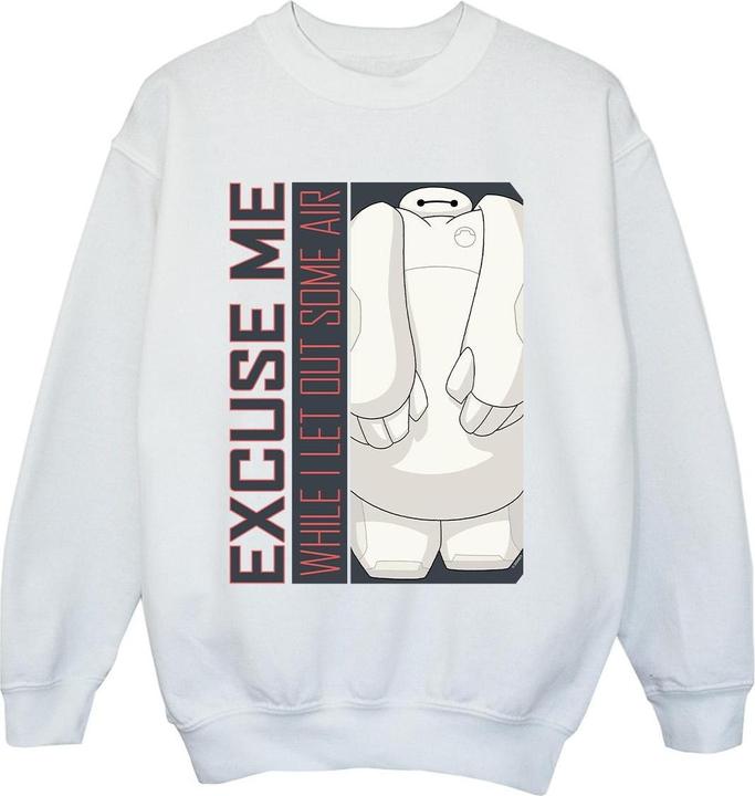 Actual product image Disney Boys Big Hero 6 Baymax Excuse Me Some Air Sweatshirt (152, 158)