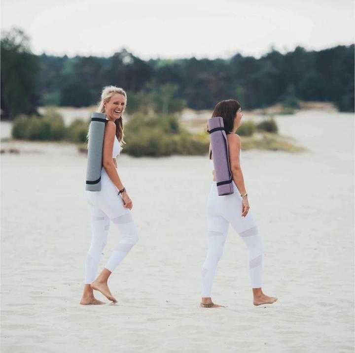 Produktbild Tunturi PVC Yogamatte 4 mm Rutschfest Anthrazit mit Mandala Aufdruck (4 mm)