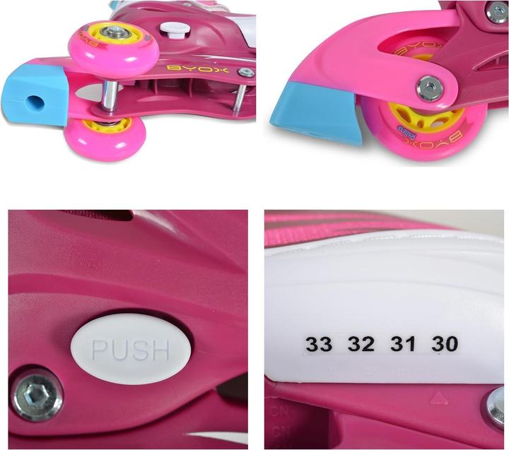 Actual product image Byox Inline skates children Trina 3 in 1, 30-33 (30, 31, 32, 33)