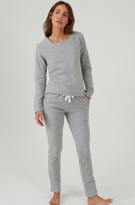 Image du produit La Redoute Collections Pyjama 2 pièces en sweatware (42)