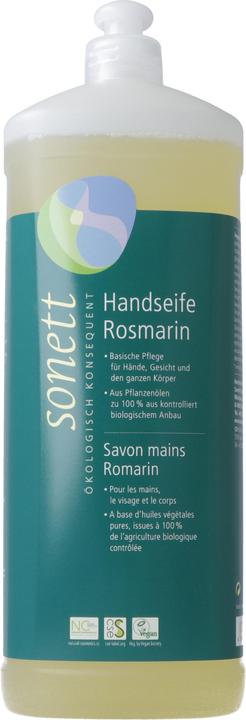 Sonett Handseife Rosmarin (Flüssigseife, 1000 ml)