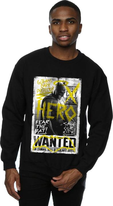 Immagine prodotto Batman v Superman Wanted Poster Felpa Uomo (S)