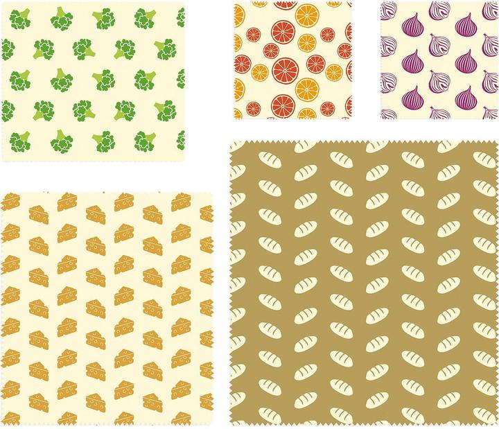 Produktbild Nuts Bienenwachstücher (5 x)