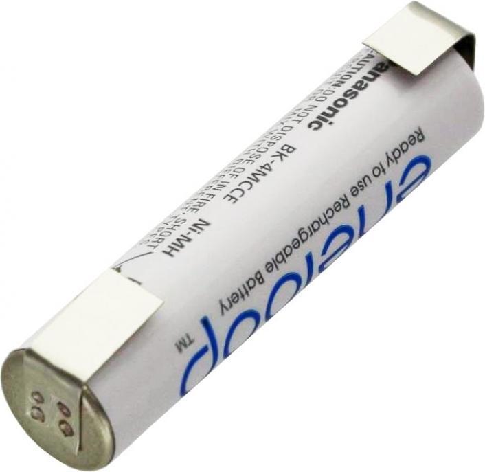 Actual product image Panasonic Eneloop BK-4MCC Micro AAA with solder tag U-shape (AAA, 800 mAh)