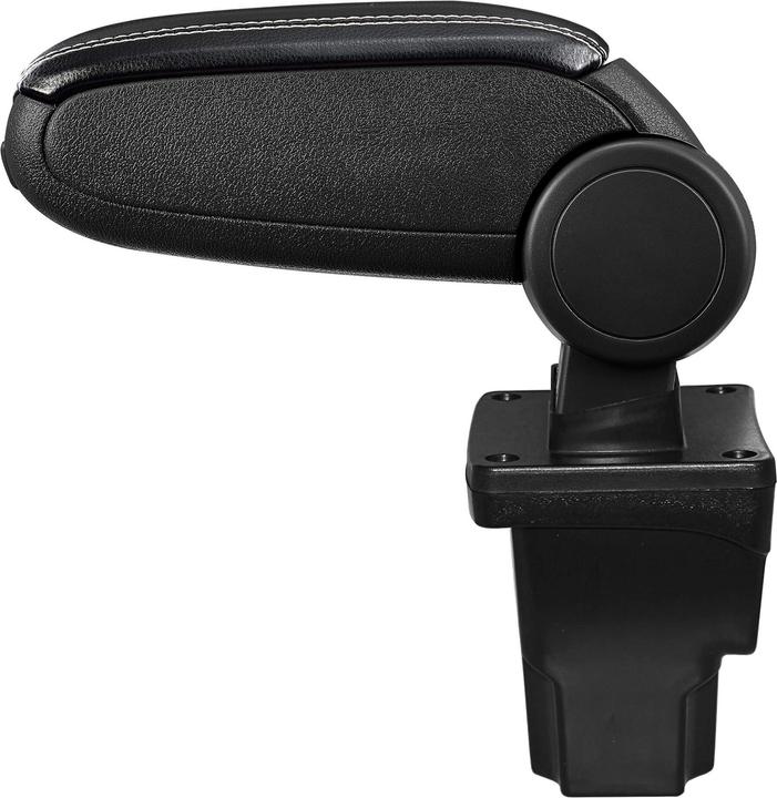 Produktbild Pro-Tec Mittelarmlehne Seat Leon III mit Staufach Kunstleder Schwarz mit weissen Nähten