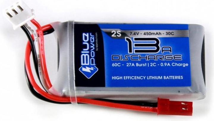 Image du produit EP Batterie BluePower LiPo 7,4V 450mAh 30C (7.40 V, 450 mAh)