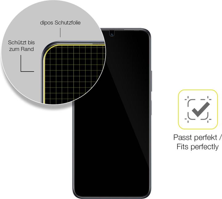 Immagine prodotto Dipos Pellicola Protettiva Full-Cover 3D (1 Pezzo/i, Xiaomi Redmi Note 12 Pro 5G)