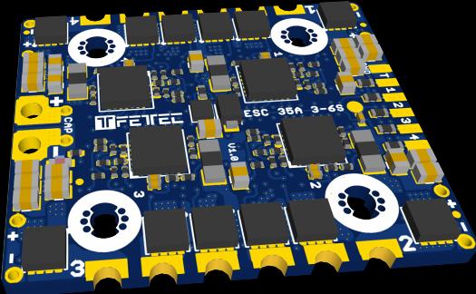 Image du produit FETtec ESC 4in1 6S 35A