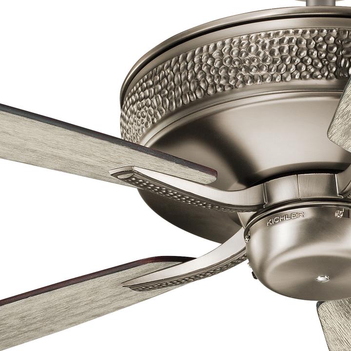 Actual product image Elstead Lighting Monarch II silent ceiling fan Ø132cm wood + remote control