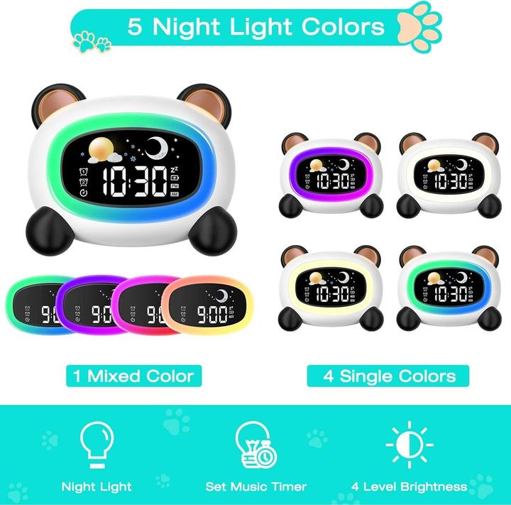 Actual product image Cbx Digital children's alarm clock