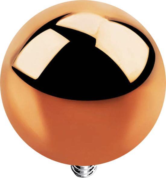 Produktbild Star Piercing Dermal Anchor Kugel rosegold (ohne Messing, Chirurgenstahl 316L)
