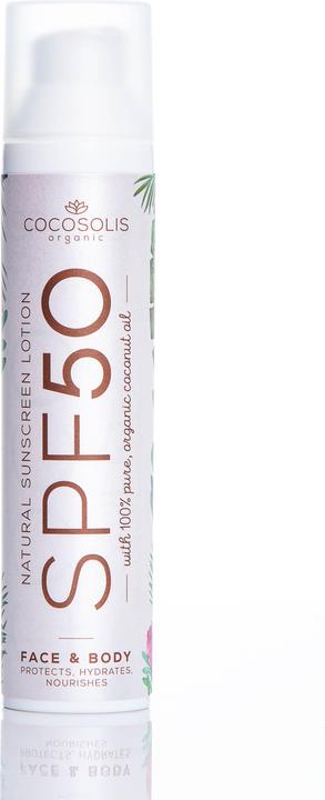 Actual product image Cocosolis Natural Sunscreen Lotion (Sun lotion, SPF 50, 100 ml, 100 g)