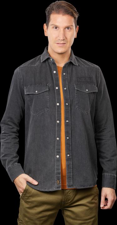 Image du produit Pme Legend Long Sleeve Shirt Regular Fit Dark Grey Denim (S)