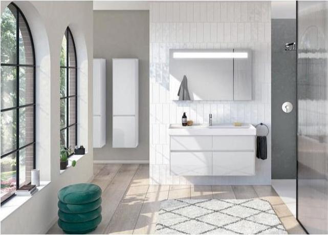Image du produit Villeroy & Boch V&B Meuble sous-lavabo COLLARO 1154x546x444mm m LED Bel Glossy White (115,5 x 44,5 x 54,5 cm)