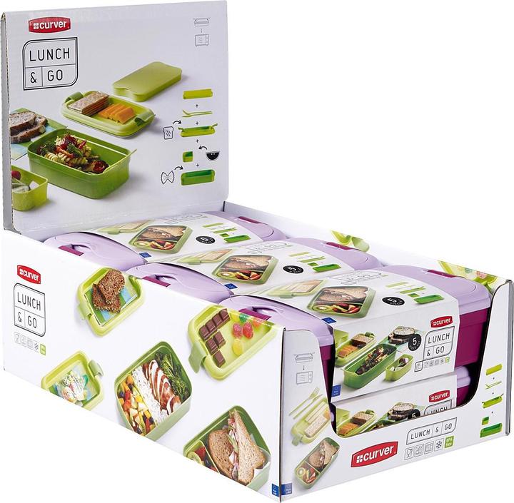Actual product image Curver Lunchbox 'Lunch & go' inkl. Besteck