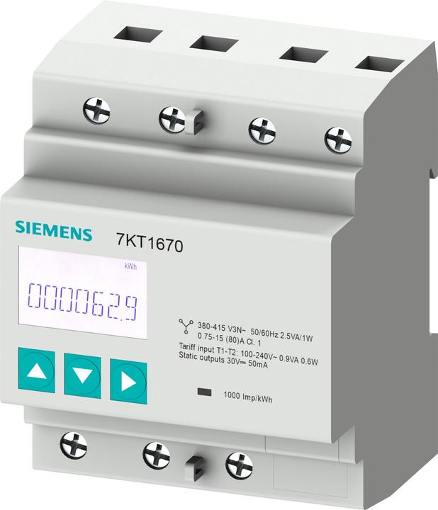 Actual product image Siemens PAC1600: 3 phasig / 63A, Mbus