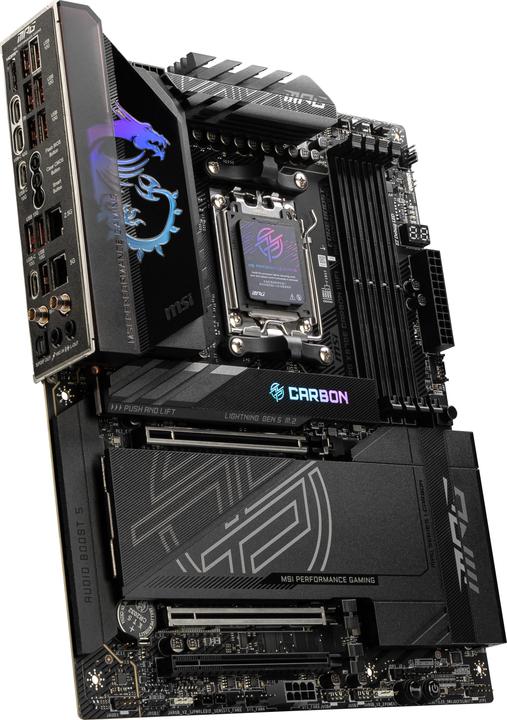 MSI MPG X870E CARBON WIFI - X870/AM5/DDR5/ATX (AM5, AMD X870E, ATX)