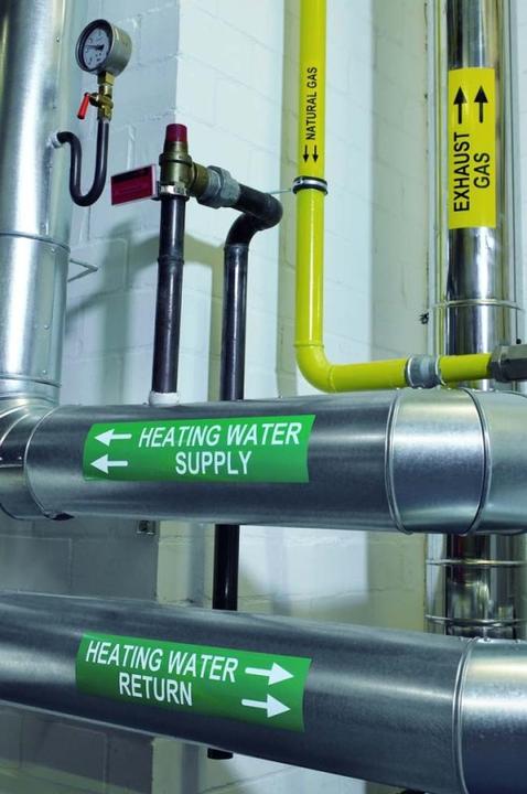 Produktbild HellermannTyton Kennzeichnungsetiketten TAGR1TD-1213-WH/50m