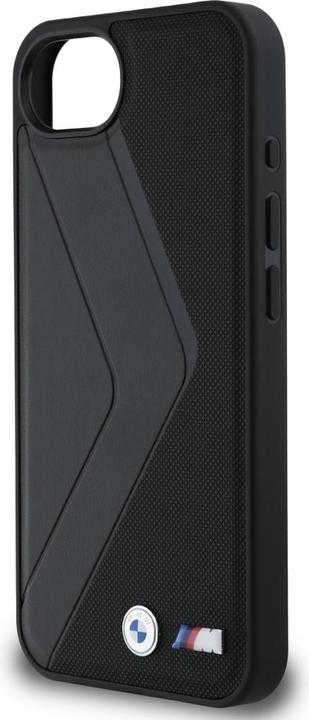 Actual product image BMW Case Oversized Stripes MagSafe for iPhone 16e black (Apple iPhone 16e)