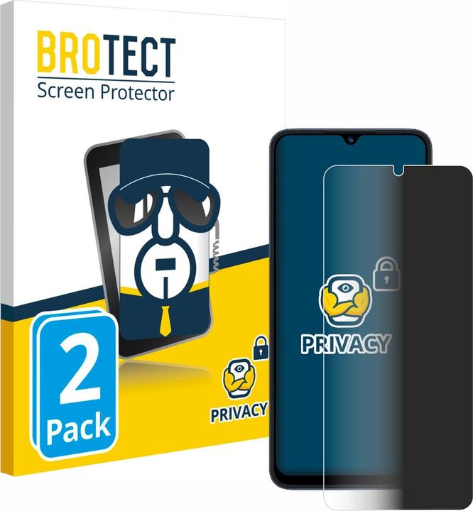 Image du produit BROTECT Film anti-regards Anti-Spy Privacy Film de protection contre la lumière bleue (2 pièce(s), Xiaomi Redmi 12C)