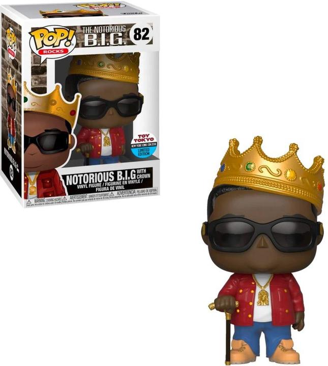 Image du produit Funko POP! The Notorious B.I.G. avec Couronne Toy Tokyo 2018