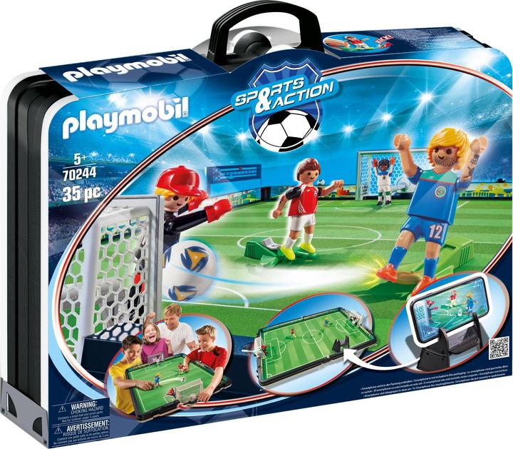Produktbild Playmobil Grosse Fussballarena zum Mitnehmen (70244, Playmobil Sports & Action)