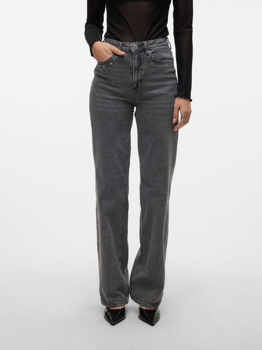 Image du produit Vero Moda VMTESSA Hohe Taille Weiter Beinschnitt Jeans Weit geschnitten (W29/L32)