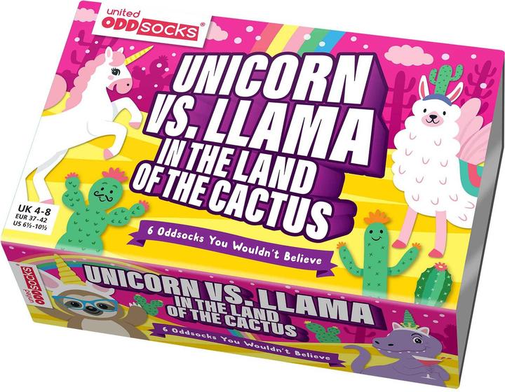 Produktbild United Oddsocks Llama V Unicorn (3er Pack, 37 - 42)
