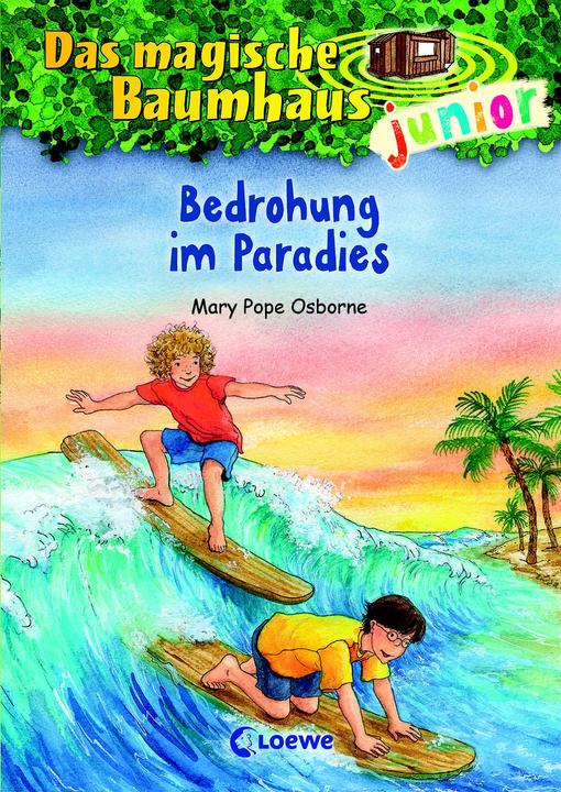 Immagine prodotto Das magische Baumhaus junior 25 - Bedrohung im Paradies (Tedesco, Maria Papa Osborne, Sabine Rahn, Libri per bambini Loewe, Taglio jutta, 2021)