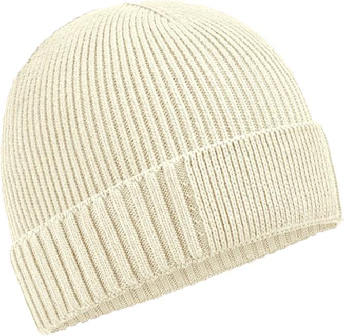 Produktbild Beechfield Erwachsene BioBaumwolle Engineered Patch Beanie