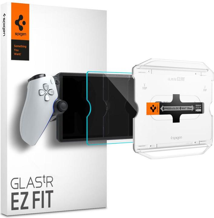 Actual product image Spigen GLAS.tR EZ Fit Playstation Portal Screen Protector