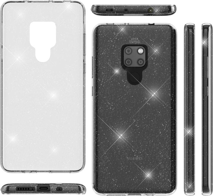 Produktbild Nalia Klare Glitzer Silikon Hülle (Huawei Mate 20)