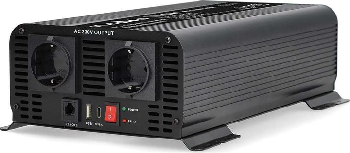 Immagine prodotto Nedis Inverter di potenza Onde sinusoidali pure - Tensione di ingresso: 12 V DC - Connessione uscita