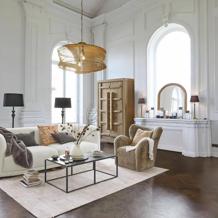 Image du produit Loberon Miroir Tolvene laiton antique (85 x 100 cm)