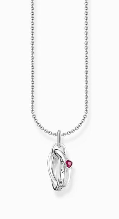 Actual product image Thomas Sabo Chain with Together ring pendant silver (925 silver, 38 - 45 cm)