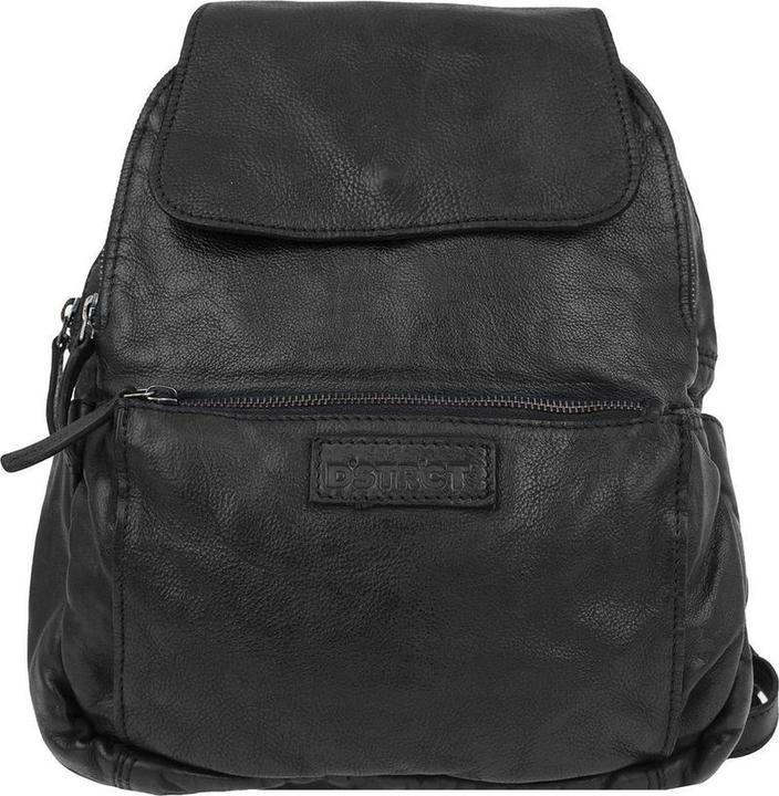 Actual product image DSTRCT Harrington Road Leren Rugtas - Zwart (7 l)
